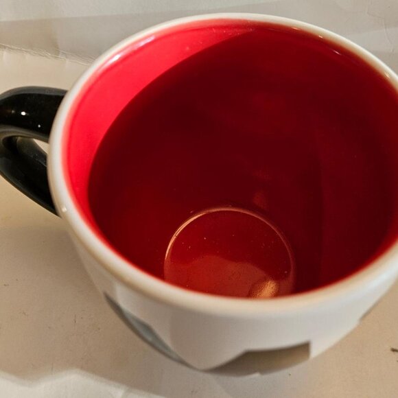 Large MICKEY MOUSE cup with red inside. Authentic Disney product. - Picture 4 of 6